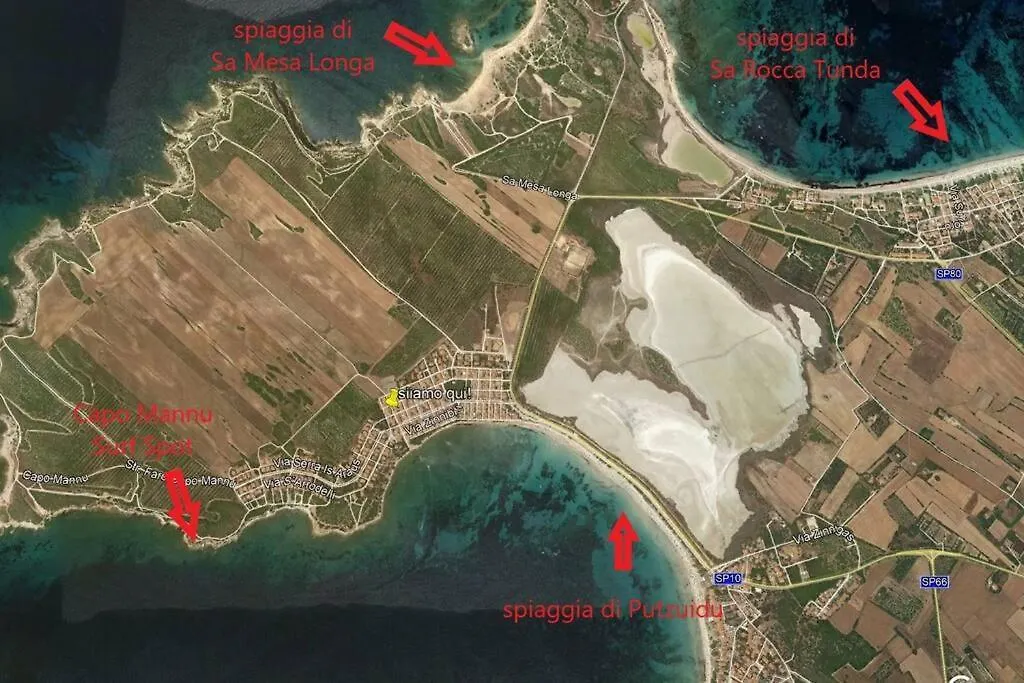 아파트 Casa Vacanze Mandriola Putzuidu Capo Mannu 푸트주 이두